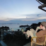 an now enjoying my last night at my hotel on siloso beach, singapore