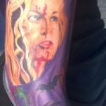 Female Horror Arm Sleeve done in CALI