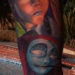 female horror sleeve 4