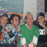 1/16 Adam Me Kenny an Steve at club fur for the Adrenalin Crew 4 "Verdict Guilty" primiere