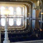 22k gold tile indoor pool at the Hearst Castle